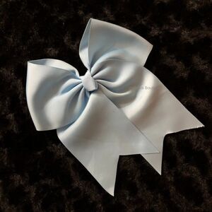 Baby Blue Solid Cheer Bow  (2)  5B2198  Handmade NWT Boutique